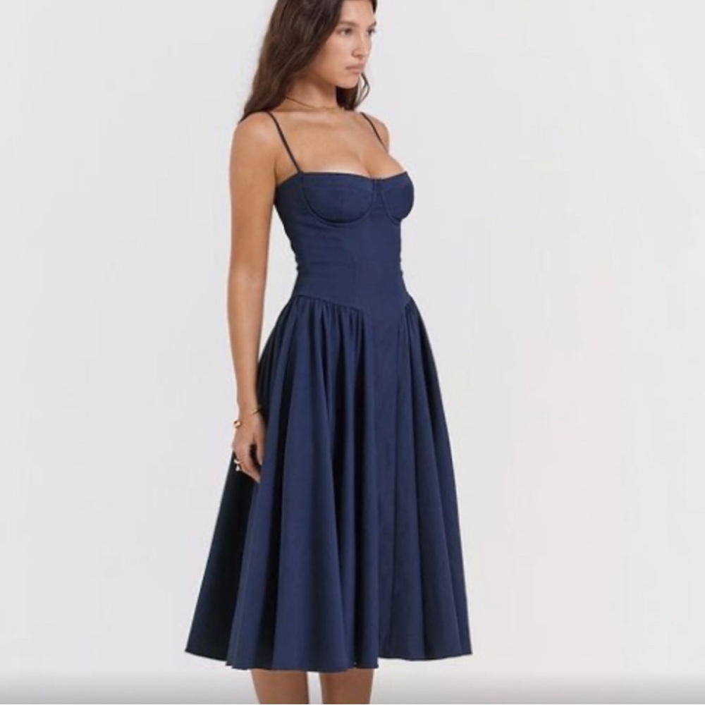 Navy/Tan Dress